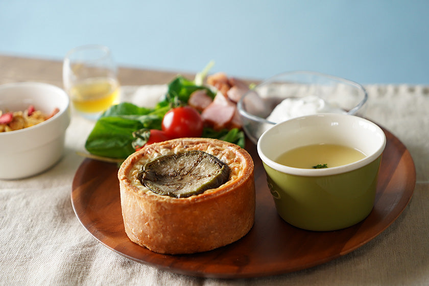 国産大豆のグルテンフリーキッシュ