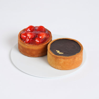 【ミニタルト2個セット】長野県産いちご・ラズベリーショコラ