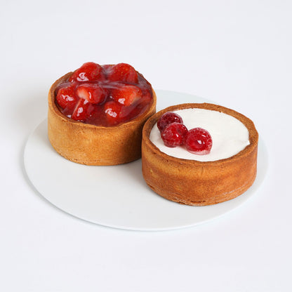 【ミニタルト2個セット】長野県産いちご・ラズベリーフロマージュ
