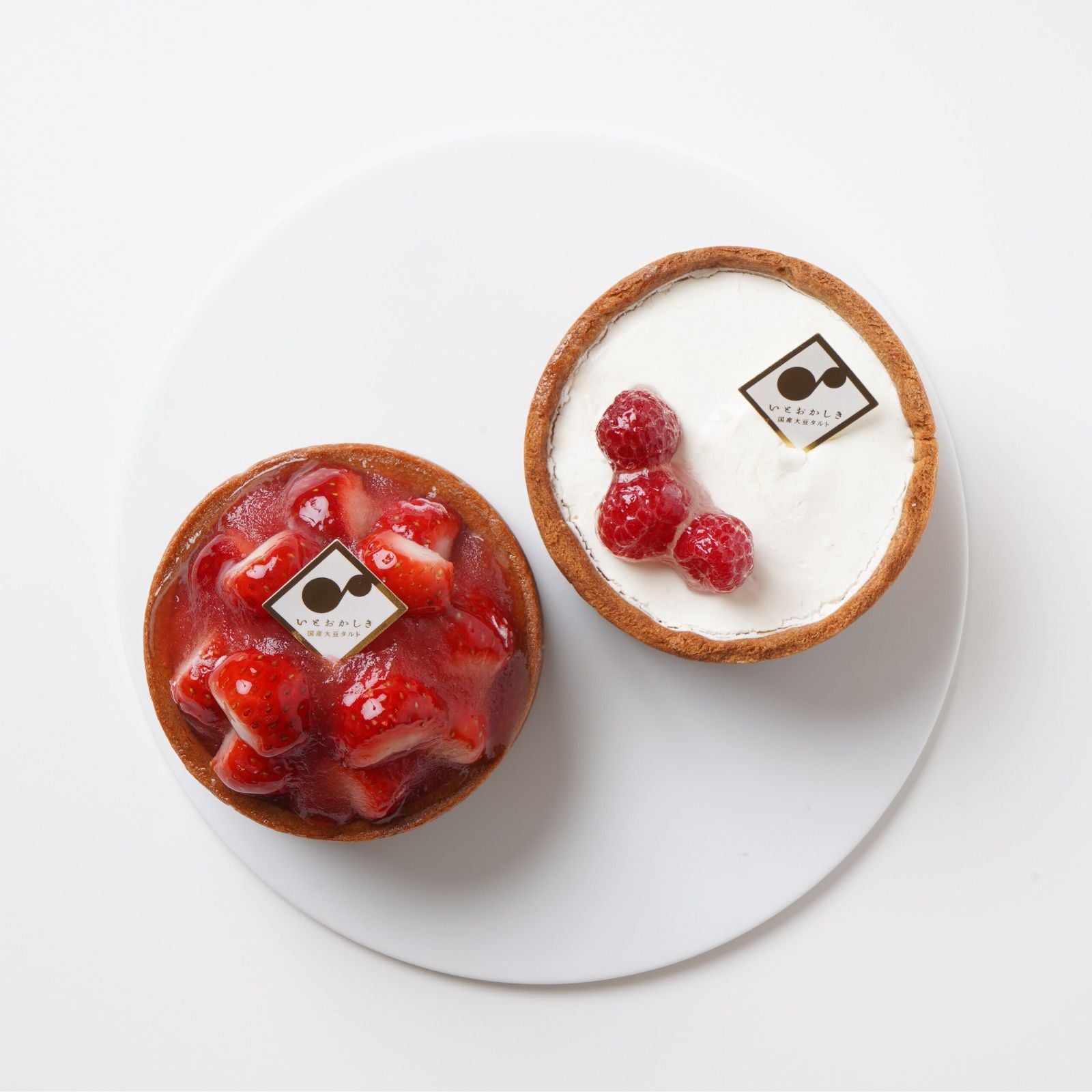ミニタルト2個セット】長野県産いちご・ラズベリーフロマージュ – 国産