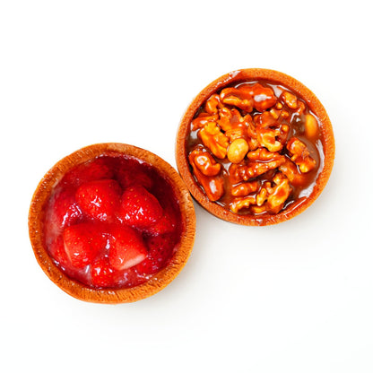 【ミニタルト2個セット】長野県産いちご・くるみとナガノパープルと大豆のキャラメルタルト