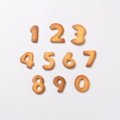 大豆クッキー：ナンバー（有料ギフトオプション）